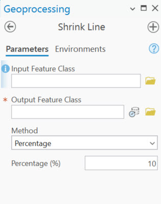image of the shrink line tool